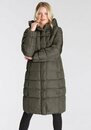 Bild 1 von ONLY Steppmantel ONLTINA PUFFER X LONG COAT OTW mit Kapuze, Grün