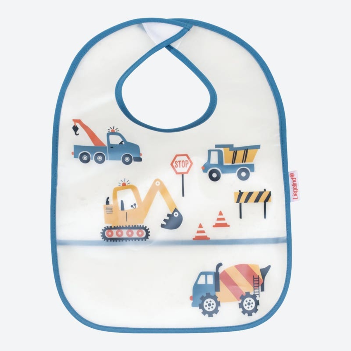 Bild 1 von Baby-Jungen-Lätzchen mit Baustellen-Design