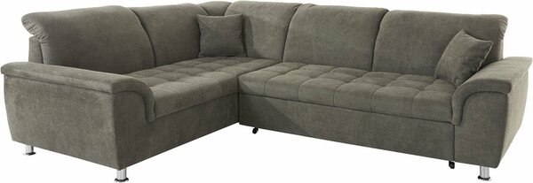 Bild 1 von DOMO collection Ecksofa Franzi, wahlweise mit Kopfteilverstellung (dann Breite: 275 cm), Grün