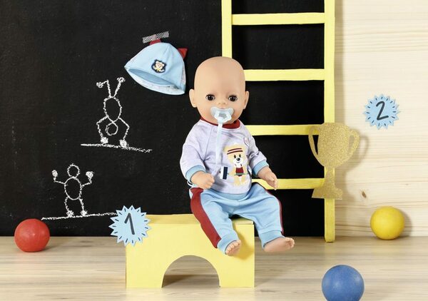Bild 2 von Baby Born Puppenkleidung Little Sport Outfit blau, 36 cm (Set, 5-tlg)