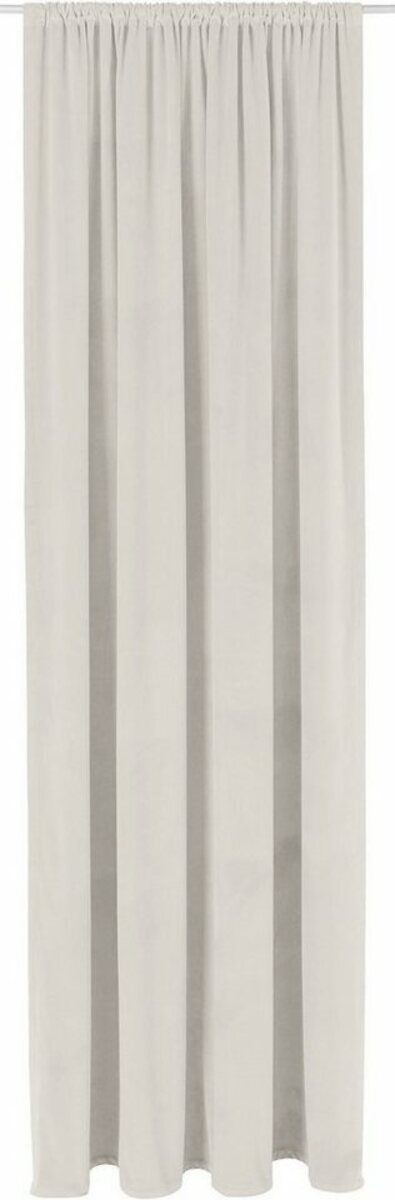 Bild 1 von Vorhang Samt Ladina, LeGer Home by Lena Gercke, Stangendurchzug (1 St), blickdicht, Polyester, blickdicht, gewebt, verschiedene Größen, 1 Stück, Beige