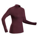 Bild 1 von Skiunterwäsche Funktionsshirt 500 Damen bordeaux Bordeaux