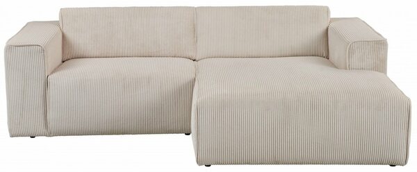 Bild 1 von Andas Ecksofa Noord, in besonderer Optik, schöner Sitzkomfort und Keder Verarbeitung, Beige