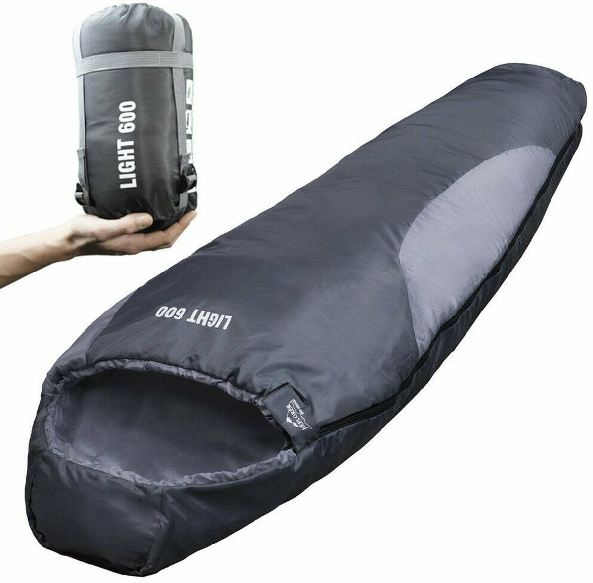 Bild 1 von EXPLORER Mumienschlafsack Light 600, Grau