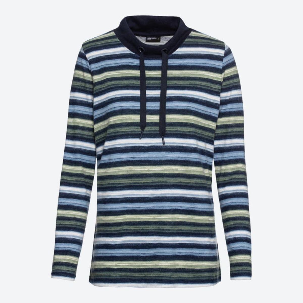 Bild 1 von Damen-Sweatshirt mit Streifenmuster