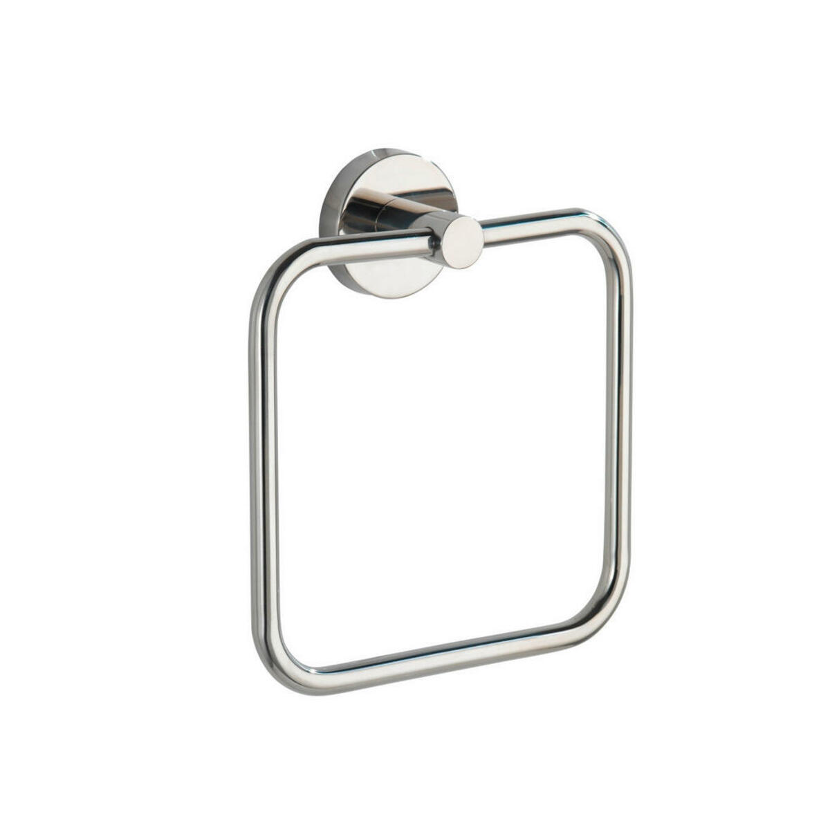 Bild 1 von Wenko Handtuchhalter Bosio Shine, Edelstahl, Metall, eckig, 16x18x5 cm, Badaccessoires, Duschzubehör, Handtuchhalter