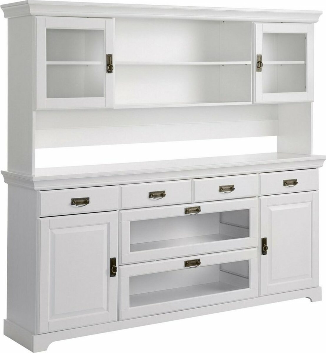 Bild 1 von Home affaire Buffet Ruegen aus Massivholz, im Landhausstil, Weiß