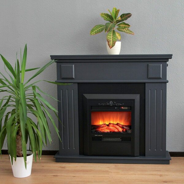 Bild 2 von Heathus Elektrokamin Kiel S, zuschaltbarer Heizlüfter 1750/2000W, inkl. Fernbedienung