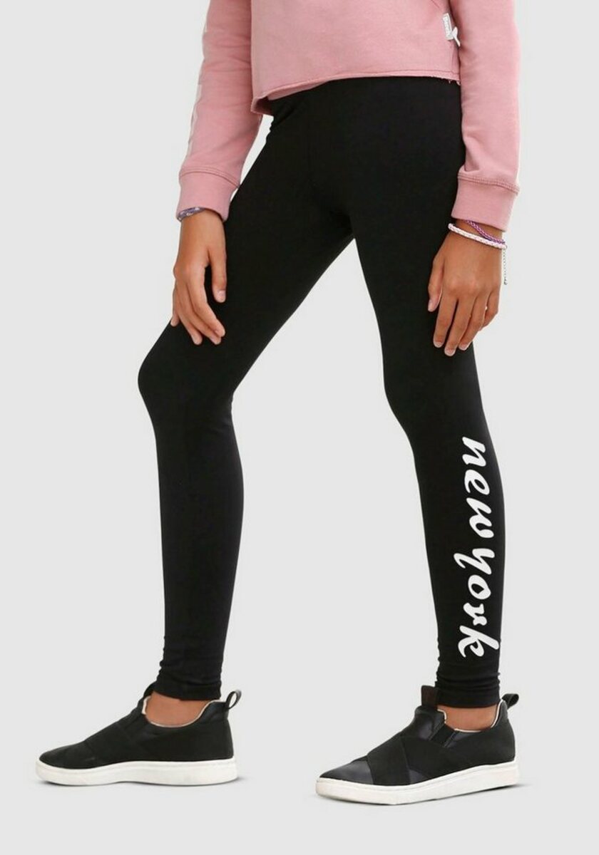 Bild 1 von KIDSWORLD Leggings New York mit Beindruck, Schwarz