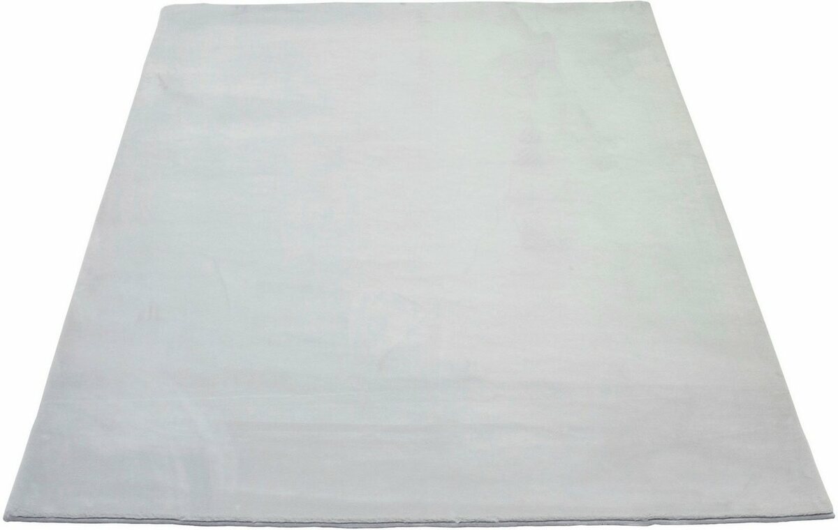 Bild 1 von Fellteppich Balu, Nachhaltiger Kunstfell Teppich, Modern, Langflor, Leonique, rechteckig, Höhe: 20 mm, Kaninchenfell-Haptik, kuschelig, weich, Wohnzimmer, Schlafzimmer, Grau