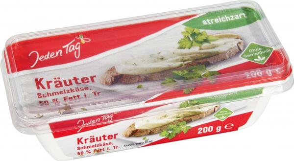 Bild 1 von Jeden Tag Schmelzkäse Kräuter