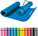 Bild 1 von GORILLA SPORTS Yogamatte Schwarz 190 x 100 x 1,5 cm, Blau