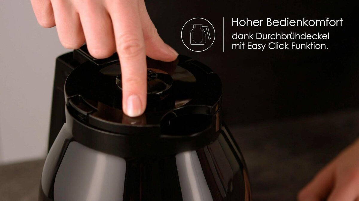 Bild 3 von Melitta Filterkaffeemaschine Enjoy Therm 1017-06 schwarz, 1,1l Kaffeekanne, Papierfilter 1x4