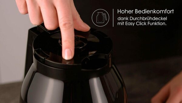 Bild 3 von Melitta Filterkaffeemaschine Enjoy Therm 1017-06 schwarz, 1,1l Kaffeekanne, Papierfilter 1x4