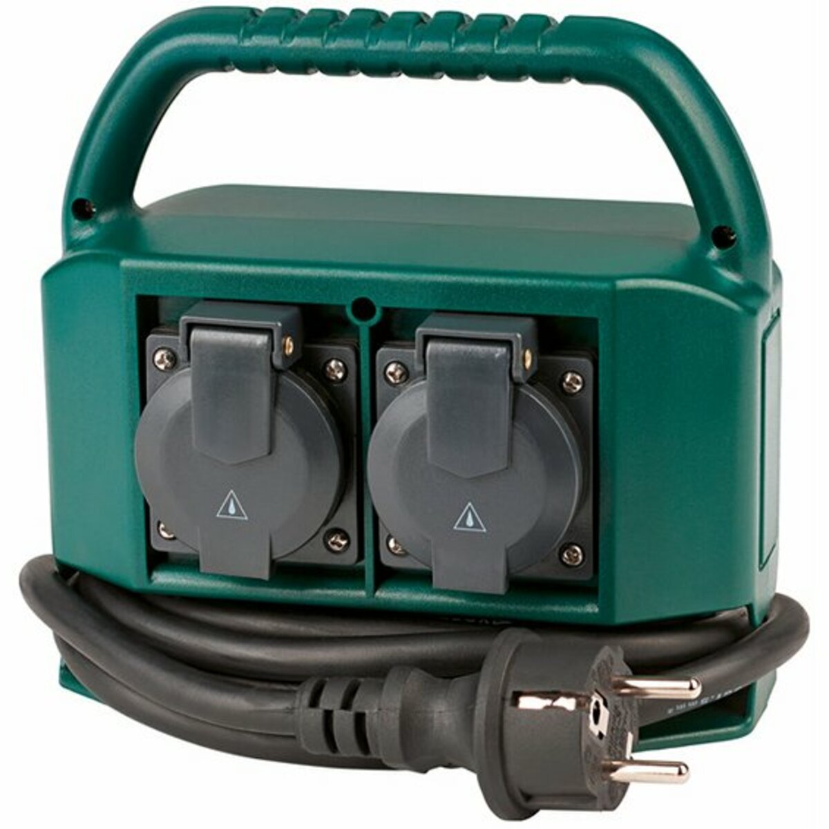 Bild 1 von Steckdosenverteiler H07RN-F 3G1,5 Grün 2m