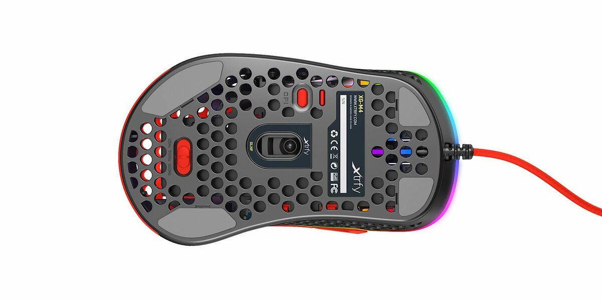 Bild 2 von Cherry Xtrfy M4 RGB Gaming-Maus (kabelgebunden, ultraleichte Gaming-Maus)