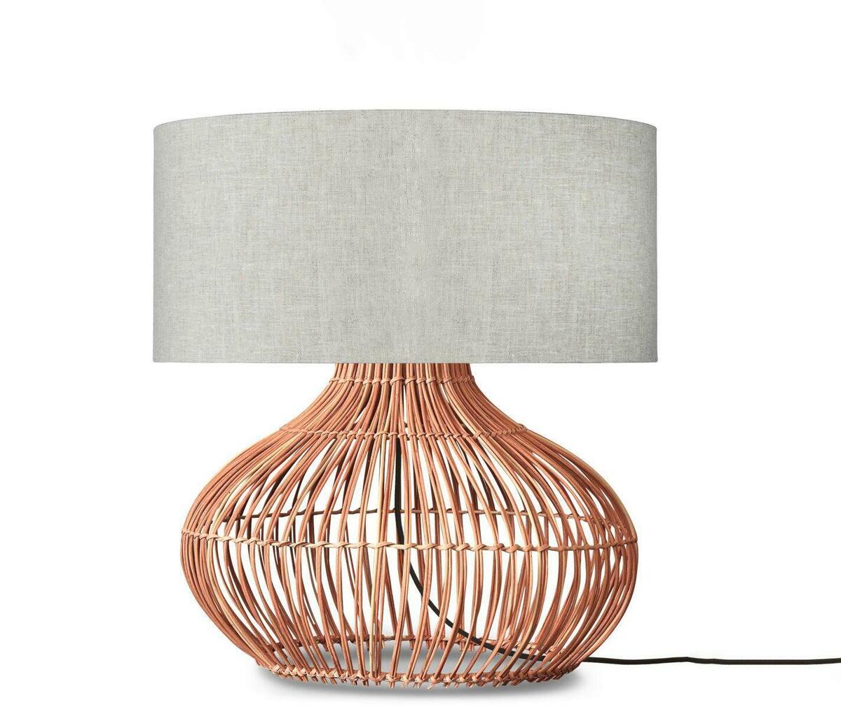 Bild 1 von Tischleuchte Kalahari in Hellgrau max. 40 Watt, Hellgrau