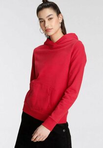 Tamaris Hoodie in trendigen Farben, Rot