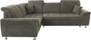 Bild 1 von DOMO collection Ecksofa Franzi, wahlweise mit Kopfteilverstellung (dann Breite: 275 cm), Grün