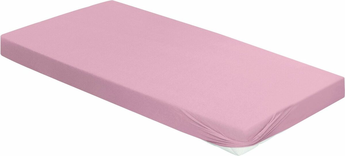 Bild 1 von Spannbettlaken Jupiter 8 in Gr. 90x200, 140x200 oder 180x200 cm, Irisette, Mako-Jersey, Gummizug: rundum, (1 Stück), aus Baumwolle, für Matratzen bis 23 cm Höhe, Bettlaken, Spannbetttuch, Lila
