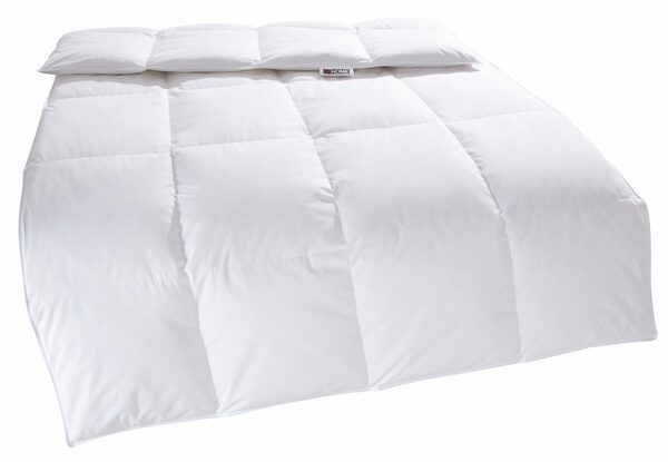 Bild 2 von Federbettdecke, RINA in den Größen 135x200 & weiteren Größen erhältlich!, my home, Füllung: 70% Federn & 30% Daunen, Bezug: Baumwolle, Ideale Bettdecke für Herbst und Winter