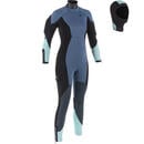 Bild 1 von Neoprenanzug Halbtrocken Damen Neopren 7 mm - blau/grau Blau|schwarz