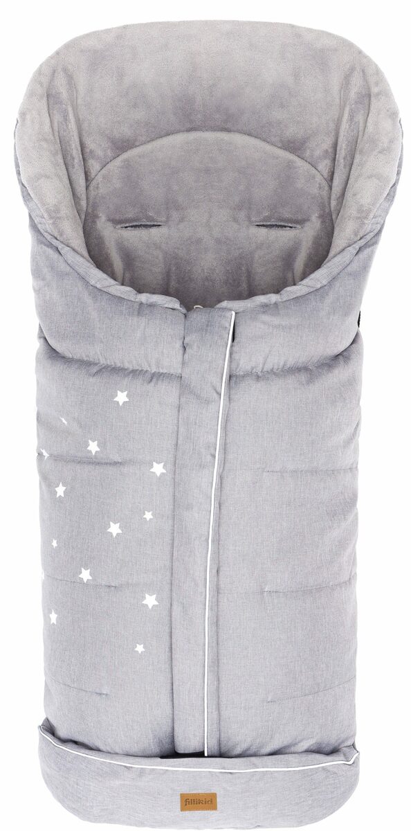 Bild 1 von Fillikid Fußsack Askja Stern Winterfußsack, hellgrau melange