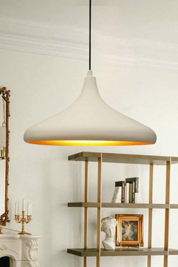 Bild 2 von Bamyum Pendelleuchte Bamyum Pendelleuchte Durchmesser 35 cm E27 Metall Moderne Lampe, ohne Leuchtmittel