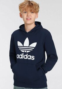 Adidas Originals Sweatshirt TREFOIL HOODIE, Blau