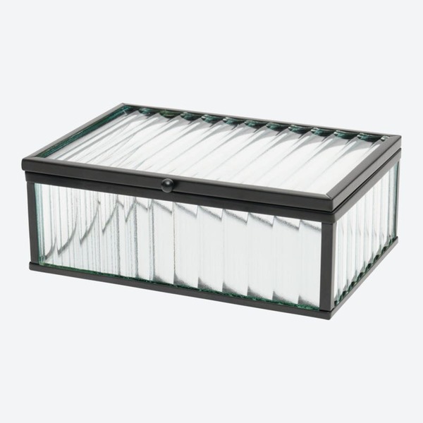 Bild 1 von Deko-Box mit Glas und Metall, ca. 15x10x6cm