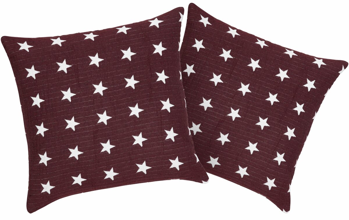 Bild 1 von Kissenbezüge Yolanda Kissenhülle im Sterne Design, OEKO-TEX® zertifiziert, my home (2 Stück), mit Steppung