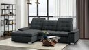 Bild 1 von WERK2 Ecksofa Carmen, mit Bettfunktion & Kopfteilverstellung, optional Sitztiefenverstellung, Schwarz