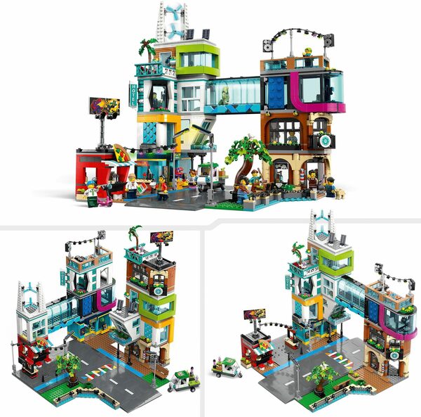 Bild 3 von LEGO® Konstruktionsspielsteine Stadtzentrum (60380), LEGO® City, (2010 St), Made in Europe