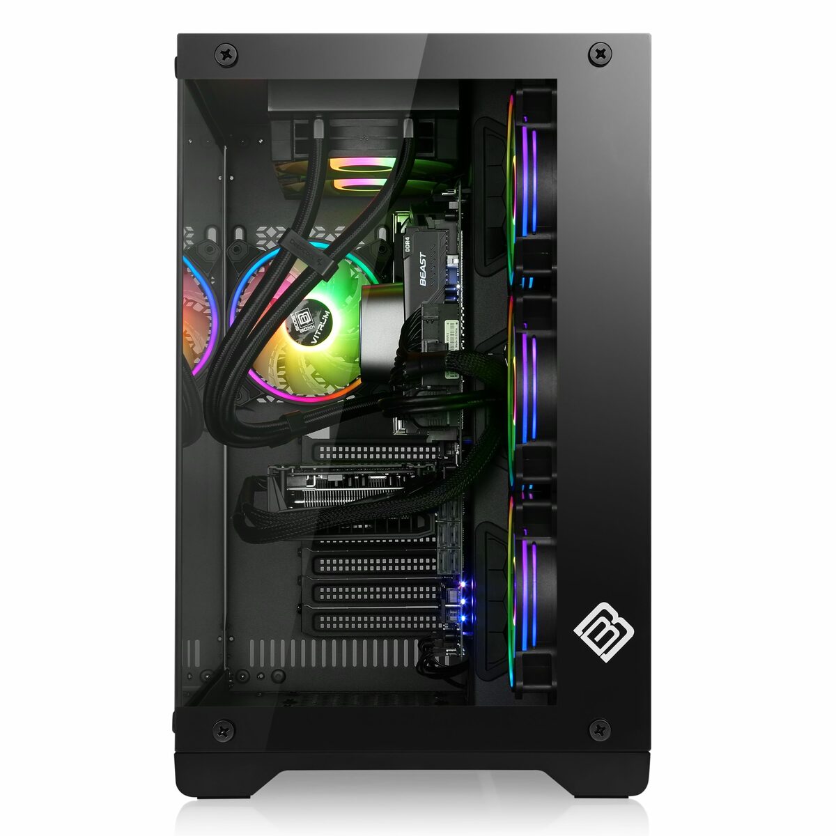 Bild 2 von CSL Aqueon A78243 Advanced Edition Gaming-PC (AMD Ryzen 7 7800X3D, AMD Radeon RX 7600, 64 GB RAM, 1000 GB SSD, Wasserkühlung)