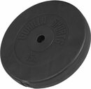 Bild 1 von GORILLA SPORTS Hantelscheiben Hantelscheibe Kunststoff 15 kg, 15 kg, Schwarz