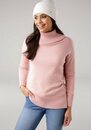 Bild 1 von Tamaris Rollkragenpullover mit Rippdetails, Rosa