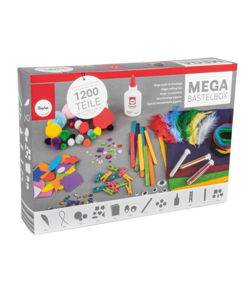 Bild 1 von Rayer Mega-Bastelbox, 1200 Teile