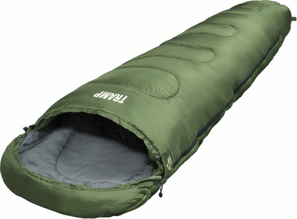 Bild 1 von EXPLORER Mumienschlafsack Tramp Camping Schlafsack 230x80x55cm, Grün