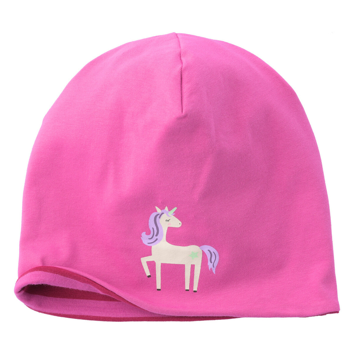 Bild 1 von Mädchen Beanie mit Einhorn