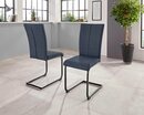 Bild 1 von Home affaire Freischwinger Oliver (Set, 2 St), Stuhl belastbar bis 120 Kg, Blau