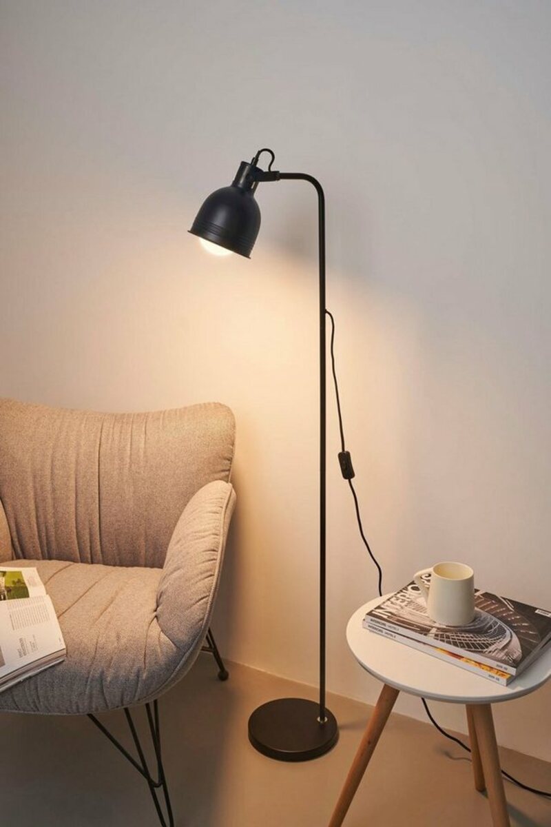 Bild 1 von Pauleen Stehlampe Grand Leisure max25W 230V Schwarz, Metall, ohne Leuchtmittel, Schwarz, Metall, Schwarz