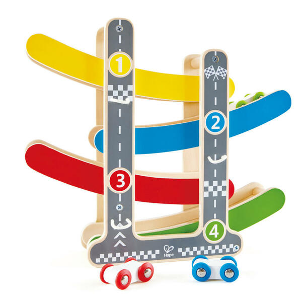 Bild 1 von Konstruktionsspielzeug, Holz, Kunststoff, 4-teilig, Schima, 31.7x28.3x7.9 cm, unisex, Reach, EN 71, Spielzeug, Kinderspielzeug, Konstruktionsspielzeug