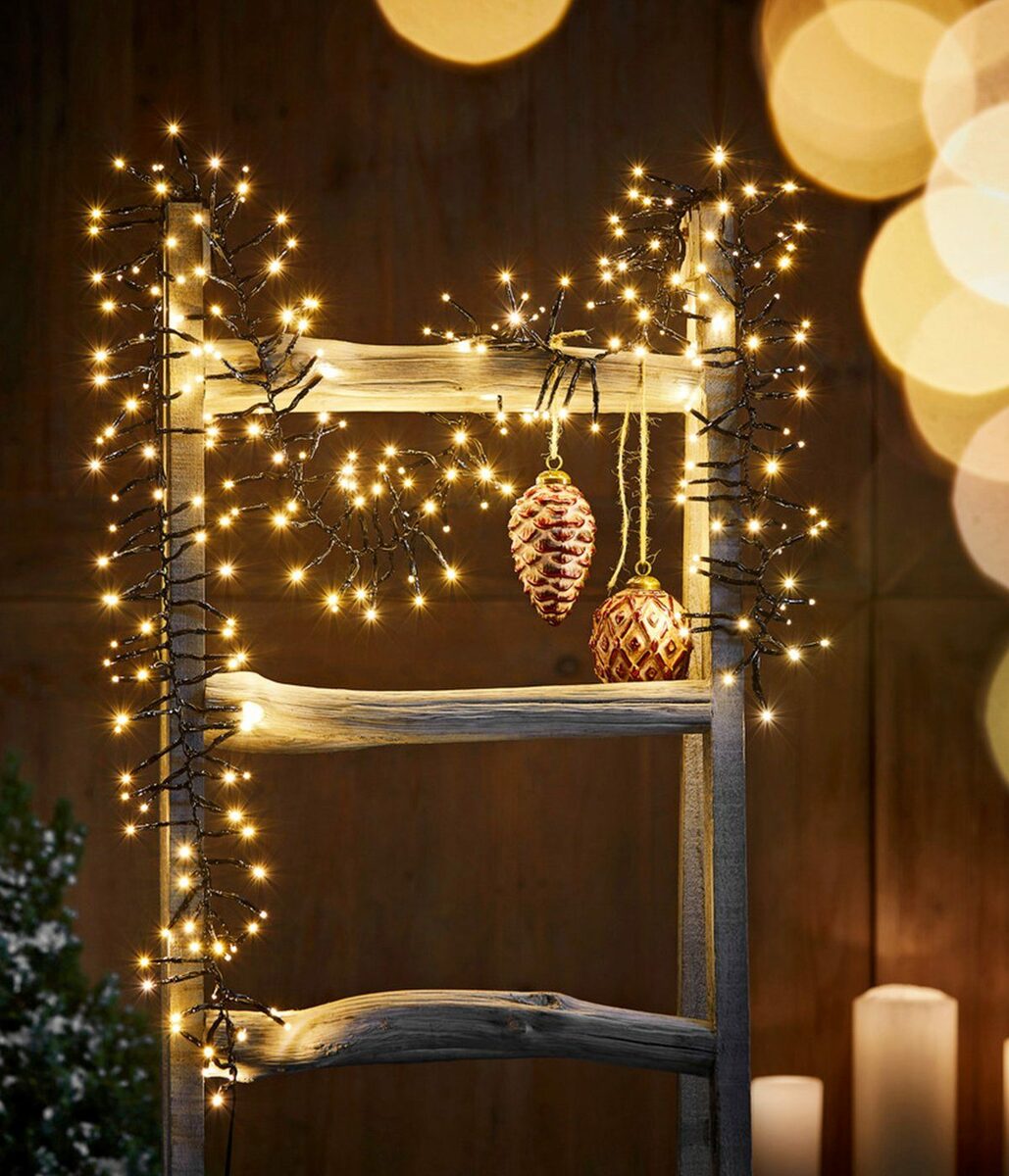 Bild 3 von Dehner LED-Lichterkette LED Lichterkette, 500 LEDs, warmweiß, Länge 3.50 m, für Innenbereich und Außenbereich