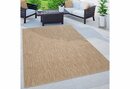 Bild 1 von Teppich Venedig, Home affaire, rechteckig, Höhe: 4 mm, Flachgewebe, Sisal-Optik, meliert, UV-beständig, Outdoor geeignet, Beige