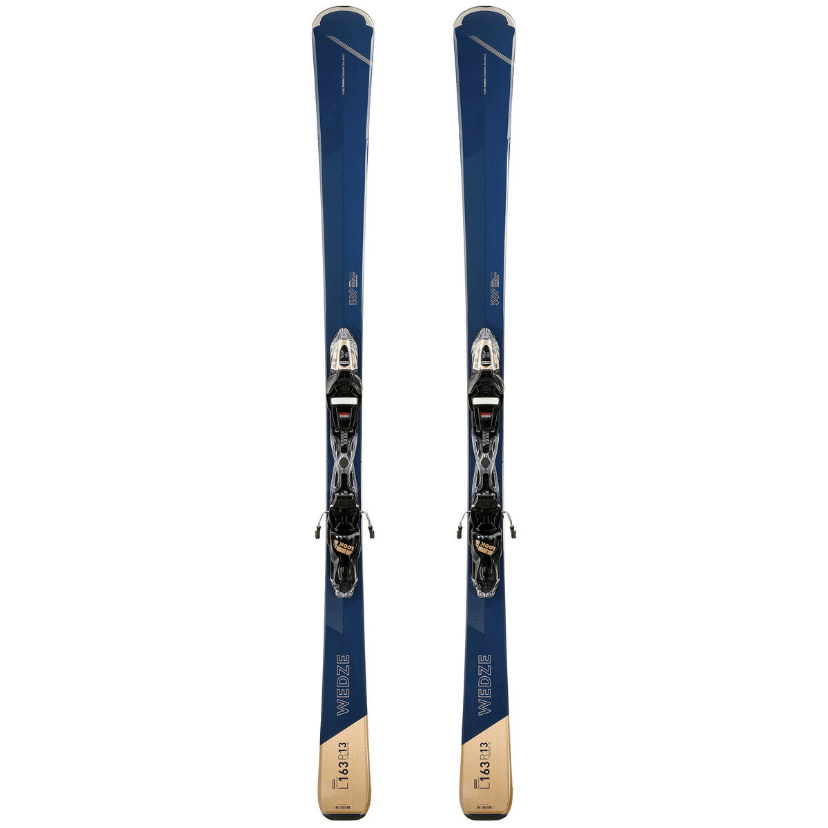Bild 1 von Ski Damen mit Bindung Alpin - Boost 580 marineblau Blau