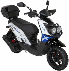 GT UNION Motorroller PX 55 Cross-Concept, 50 ccm, 45 km/h, Euro 5, (Set), mit Topcase