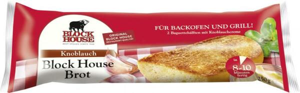 Bild 1 von Block House Knoblauch Brot