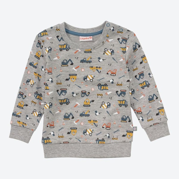Bild 1 von Baby-Jungen-Sweatshirt mit Baustellen-Muster