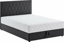 Bild 1 von ATLANTIC home collection Boxbett Benita, mit Taschen-Federkernmatratze und Bettkasten, Grau