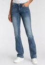 Bild 1 von Arizona Bootcut-Jeans mit Keileinsätzen Low Waist, Blau